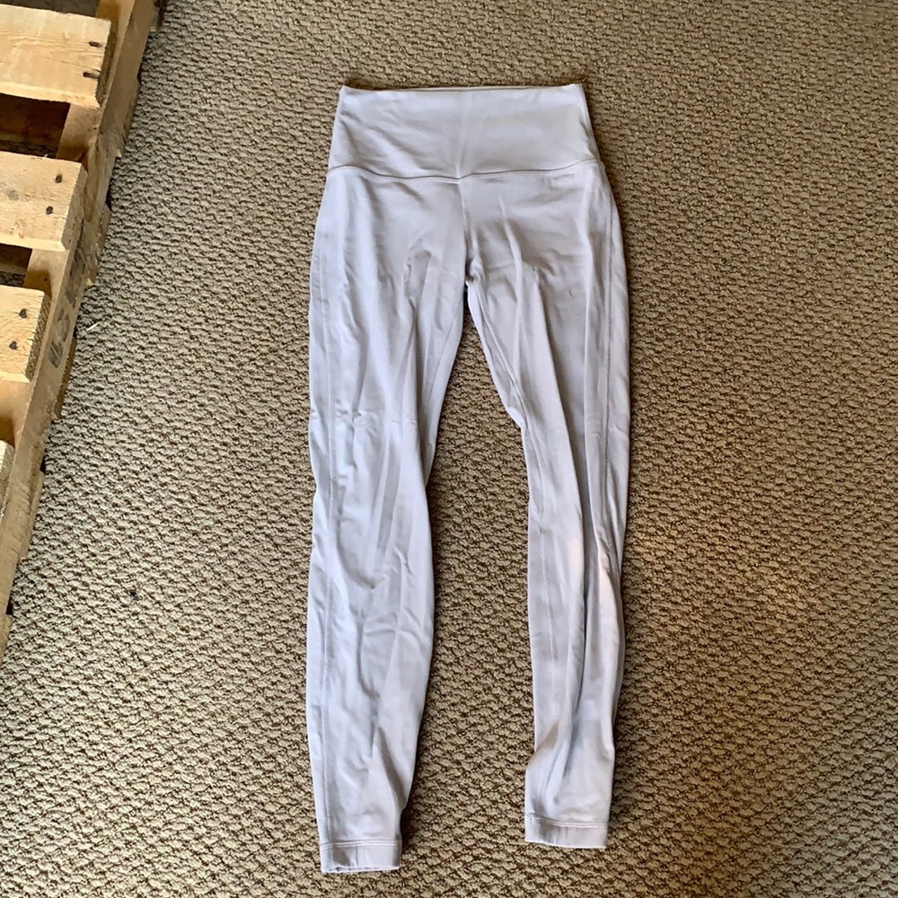 cream lululemon align 28’ size 6